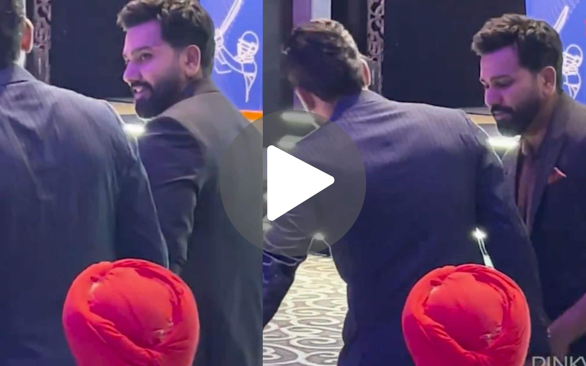 [Watch] Shreyas Iyer Offers His Seat To Skipper Rohit Sharma During CEAT Cricket Awards